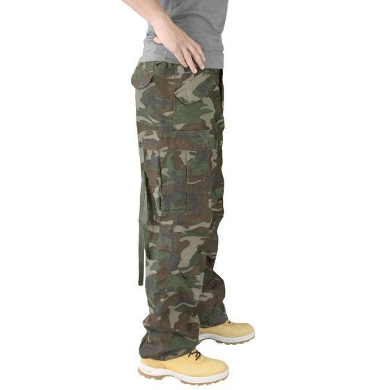Surplus Vintage Fatigues Broek - Woodland