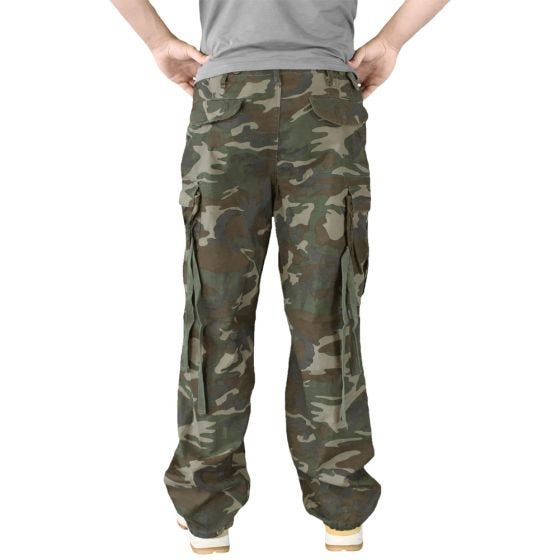 Surplus Vintage Fatigues Broek - Woodland