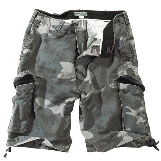 Surplus Vintage Short - Gebleekte Night Camo