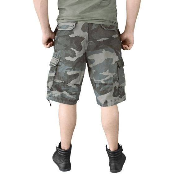 Surplus Vintage Short - Gebleekte Night Camo