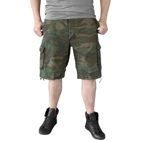 Surplus Vintage Short - Gebleekt Bos
