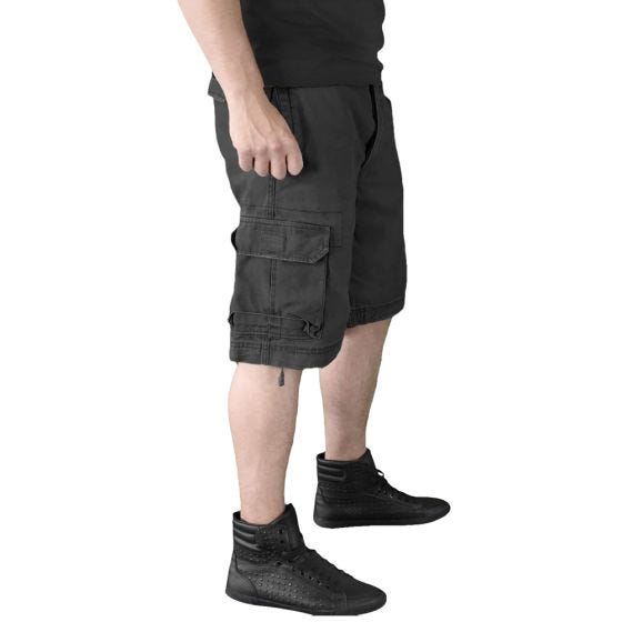 Surplus Vintage Short - Gebleekt Zwart