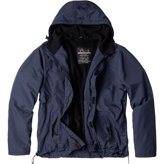 Surplus Windjas met Rits - Navy