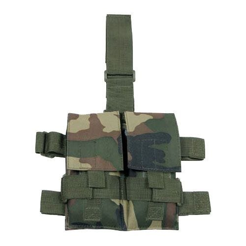 MFH Beenbuidel Dubbel Magazijn Tactisch - Woodland
