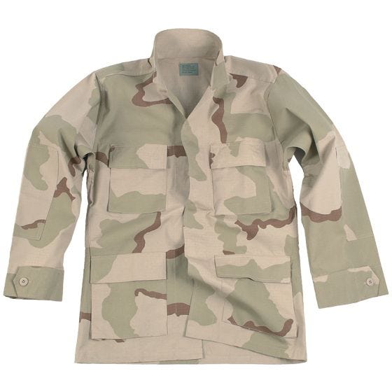 Teesar BDU Overhemd Ripstop - Driekleurig Desert
