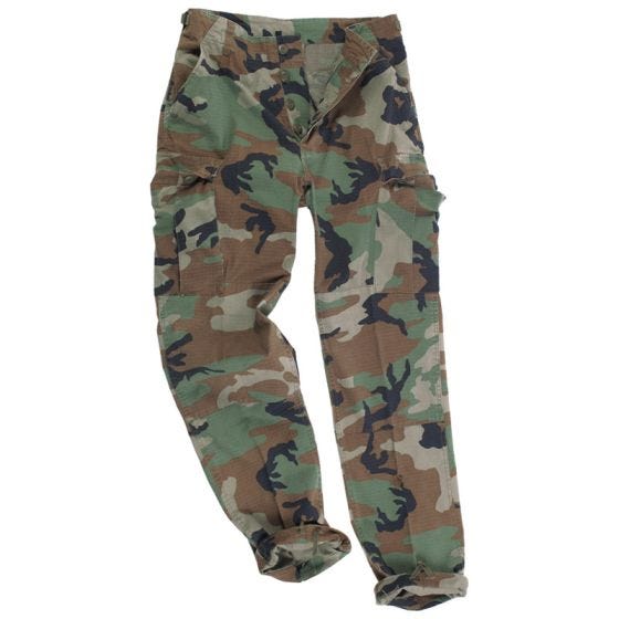 Teesar BDU Broek Ripstop - Prewashed Woodland
