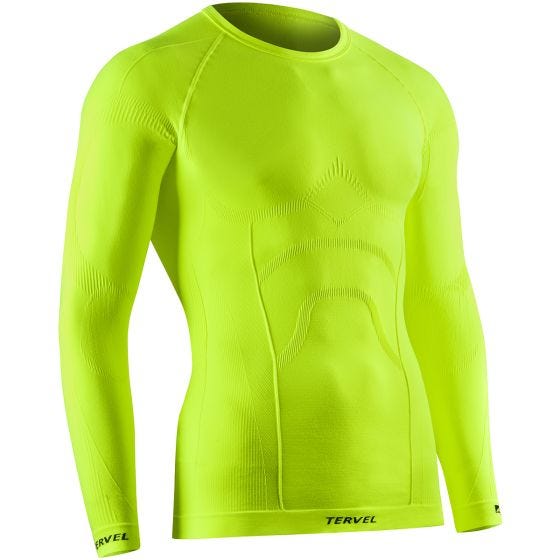 Tervel Comfortline Overhemd met Lange Mouwen - Yellow Fluo
