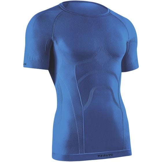 Tervel Comfortline Overhemd met Korte Mouwen - Blauw