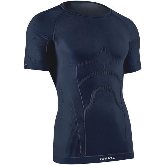 Tervel Comfortline Overhemd met Korte Mouwen - Navy
