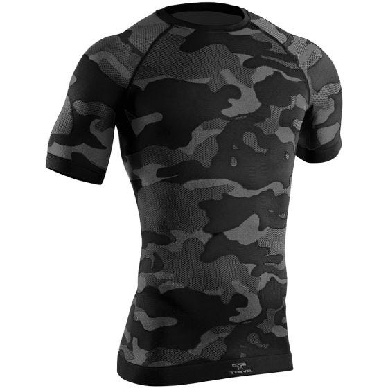 Tervel Optiline Light Tactical Overhemd met Korte Mouwen - Zwart/Grijs