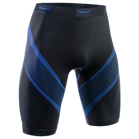 Tervel Optiline Hardloopshorts - Zwart/Blauw