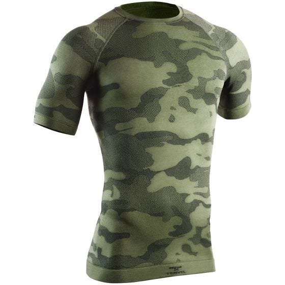 Tervel Optiline Tactical Overhemd met Korte Mouwen - Military/Grijs