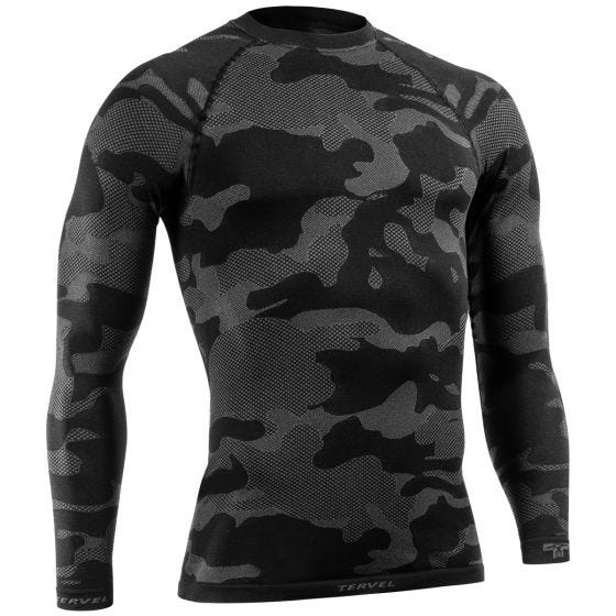 Tervel Optiline Light Tactical Overhemd met Lange Mouwen - Zwart/Grijs