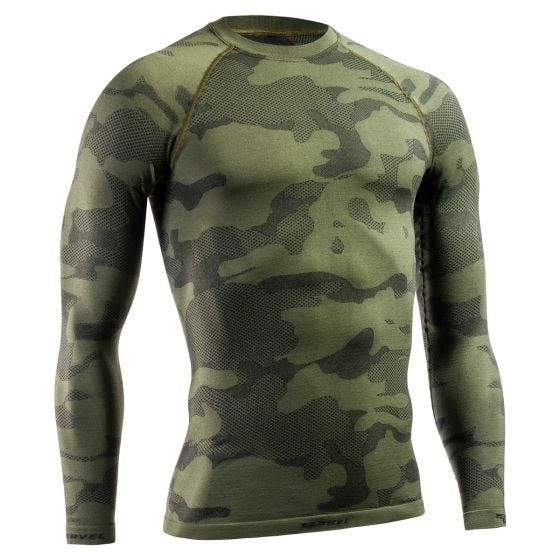 Tervel Optiline Light Tactical Overhemd met Lange Mouwen - Military/Grijs