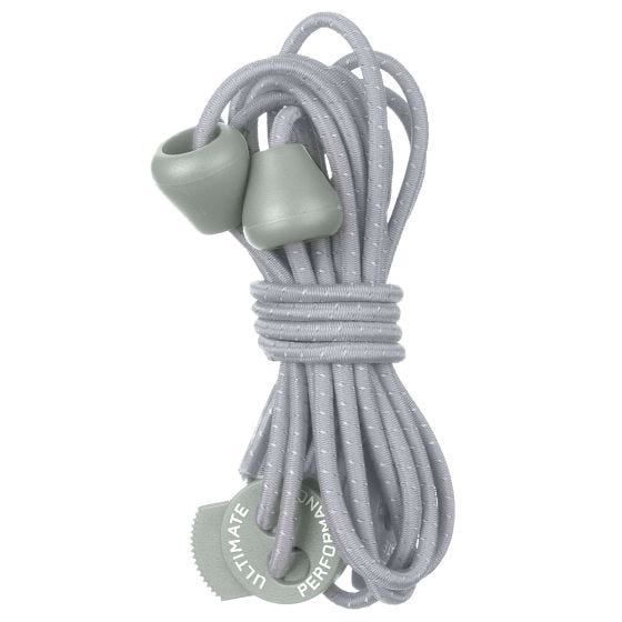 Ultimate Performance Reflecterende Elastische Veters Silver Grey