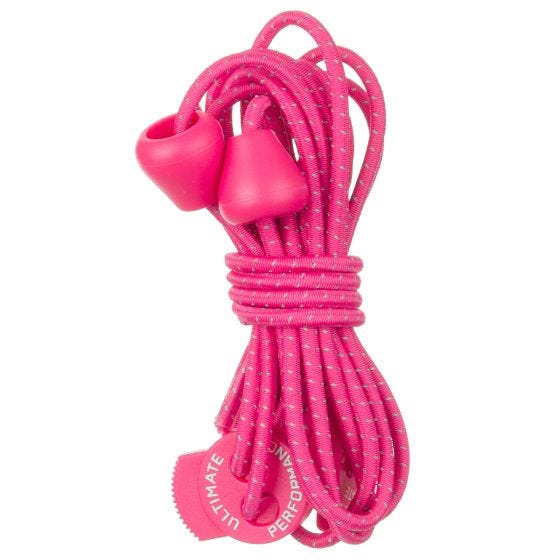 Ultimate Performance Reflecterende Elastische Veters Hot Pink