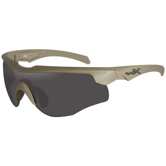 Wiley X WX Rogue COMM Standaard brillen - Smoke Grey + Helder + Light Rust Glazen / Tan Montuur