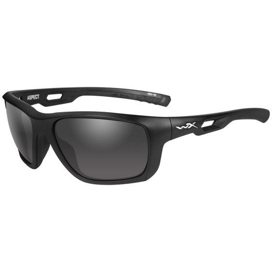 Wiley X WX Aspect Standaard brillen - Smoke Grey Glazen / Matte Black Montuur