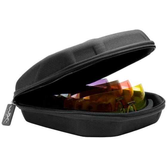 Wiley X WX Detection Standaard brillen - Helder + Geel + Oranje + Paars + Copper Glazen / Matte Black Montuur