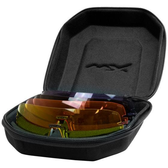 Wiley X WX Detection Standaard brillen - Helder + Geel + Oranje + Paars + Copper Glazen / Matte Black Montuur