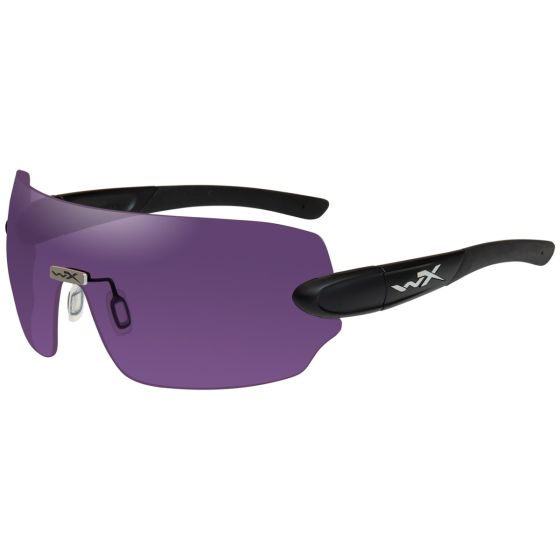 Wiley X WX Detection Standaard brillen - Helder + Geel + Oranje + Paars + Copper Glazen / Matte Black Montuur