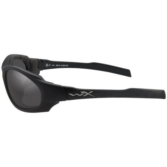 Wiley X XL-1 Advanced COMM Standaard brillen - Smoke Grey + Helder Glazen / Matte Black Montuur
