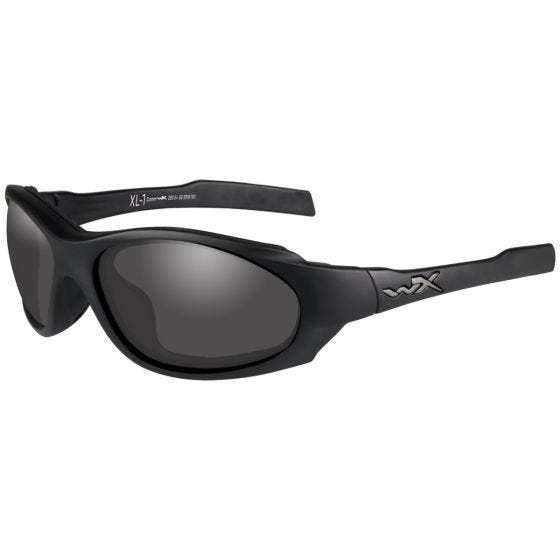 Wiley X XL-1 Advanced COMM Standaard brillen - Smoke Grey + Helder Glazen / Matte Black Montuur