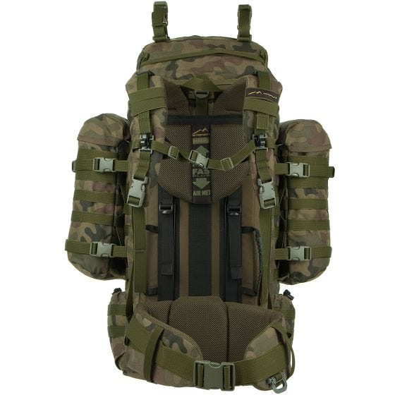 Wisport Raccoon Rugzak 65 L. PL Woodland