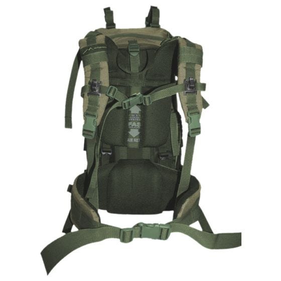 Wisport Raccoon Rugzak 45 L. RAL 7013