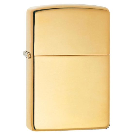 Zippo High Polish Brass Aansteker - High Polish Brass