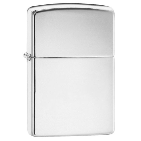 Zippo High Polish Chrome Regular Aansteker - High Polish Chrome