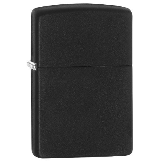 Zippo Matte Black Regular Aansteker - Matte Black