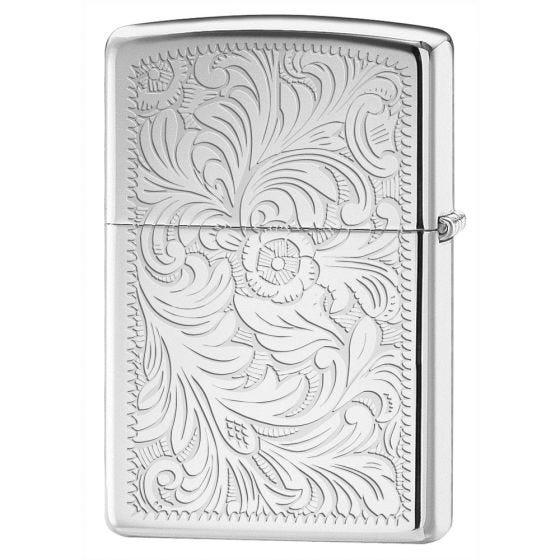 Zippo Venetian Aansteker High Polish Chrome